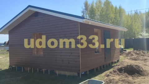Строительство каркасного дома в д. Улыбышево Судогодского района Владимирской области