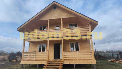 Строительство каркасного дома в д. Улыбышево Судогодского района Владимирской области